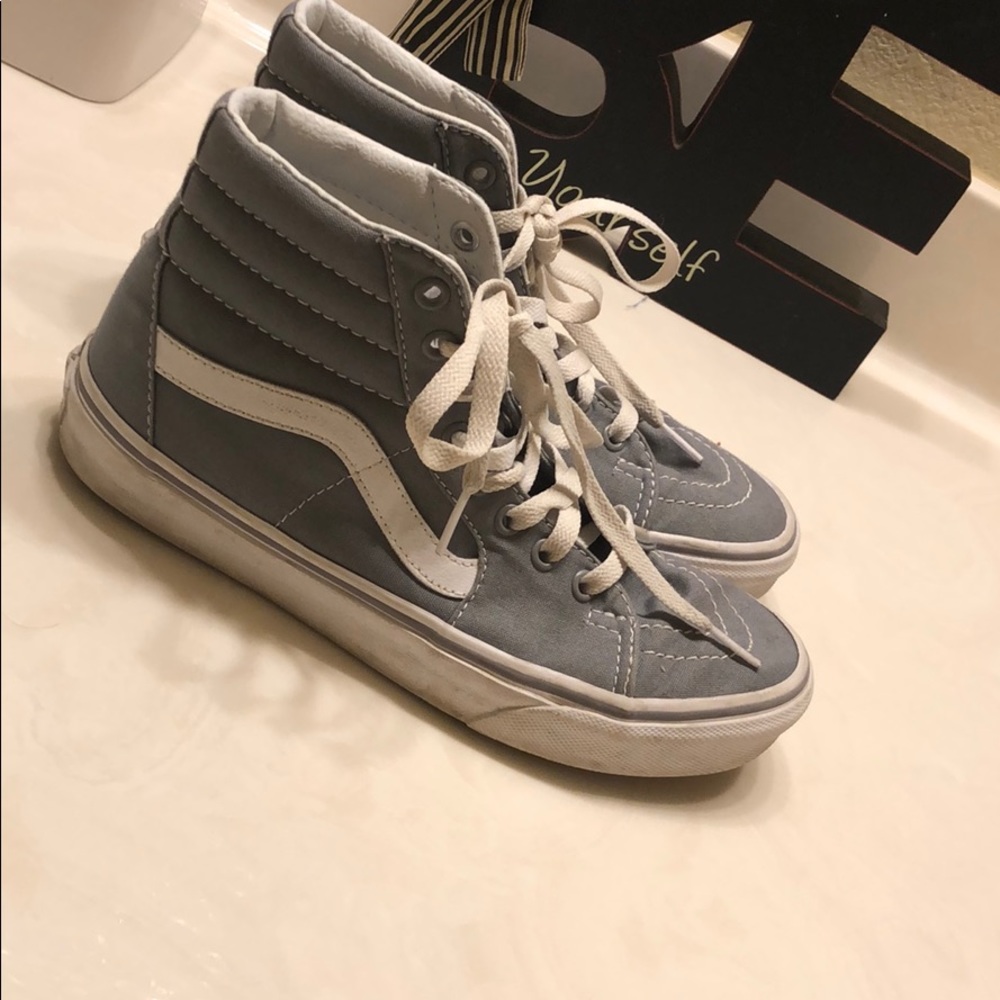 Grey High Top Vans